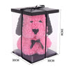 LED FOAM ROSE BEAR ARTIFICIAL FLOWER ROSE TEDDY BEAR DOLL FADDISH LOVE GIFT BOX