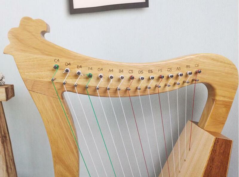 Irish Celtic Lyre Harp 15 Strings