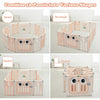 16 Panel Baby Playpen Foldable Toddler Play Yard Fence Safety Activity Center