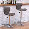 1/2/4/6x Bar Stools Gas Lift Swivel Faux Leather Kitchen Breakfast Counter Salon