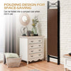4 Panels Folding Room Divider Lightweight Wall Partition 182CM Privacy Screen