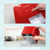 Countertop Portable Ice Cube Maker Self-cleaning Function Scoop Removable Basket