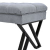 Button Tufted Upholstered Accent Lounge Chair Stool Window Seat Hallway Bench UK
