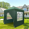 2x2m Pop Up Gazebo Marquee Garden Party Tent Canopy w/4 Side Panels Carry Bag UK