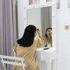 Hollywood Dressing Table with LED Lights Vanity Mirror Fr Make Up Bedroom