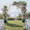 10ft Square Metal Wedding Arch Drape Backdrop Stand Kit Pipe Frame Wedding Party