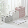 Stationery Organizer Clear Desktop Storage Container Drawer Makeup Stackable Box