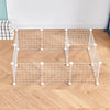12/24/36 Panels Pet Cage Metal Playpen Dog Cat Rabbit Play Pen Wire Run Fence UK