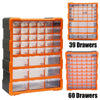 Multi Drawer Cabinet Storage Chest Garage Organiser Screw Nail Bolt Craft Bit UK