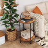 Side Table Round Coffee Table with Storage Telephone Table Bedside Table