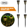 4 Patio Garden Lights Lamp LED Walkway Outdoor Lantern Lawn Pathway Lights Solar