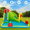 Inflatable Water Bounce Castle Kids Jump & Slide Bouncer Playhouse W/ Basketball