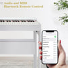 Glarry 88 Keys Full Weighted Digital Piano Keyboards Bluetooth with Wooden Stand
