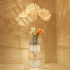 Upscale Rattan Led Floor Standing Lights Wicker Atmosphere Lamp with Ball Flower