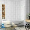 250/300/350/700/800mm Luxury Square Fixed Panel Over Bath Shower Glass Screen