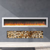 Electric 40/50/60" Insert/Wall/Free Standing LED Fireplace Fire Heater 9 Flames