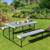 Foldable Picnic Table Bench Set Outdoor Garden Camping Furniture Gathering/Part