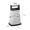 Box Cheese Grater Stainless Steel Cheese Vegetable Cutter Slicer Shredder UK