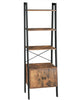 Industrial Ladder Shelf Vintage Retro Furniture Rustic Metal Bookcase Cabinet