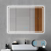 Bluetooth Bathroom Mirror with LED Light 3 Colors Touch Sensor Demister Pad
