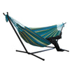 8.53ft PORTABLE SWINGING HAMMOCK FREE STANDING GARDEN OUTDOOR WITH METAL STAND