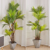 Large Artificial Tree Palm Foliage Green Potted Plant Outdoor Home Office Decor