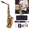 SALE Alto Eb Sax Saxophone Brass Golden Set with Storage Case Mouthpiece Grease
