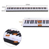 Portable 88 Keys Digital Piano Electronic Keyboard with Full-Size Weighted Keys