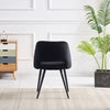 2/4 X Dining Chairs Velvet Set Padded Seat Metal Leg Kitchen Chair Home Office