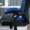 Gaming Chairs Computer Work Chairs with Tilt Function Home Office Swivel Blue