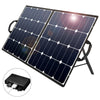 Suaoki 100W Foldable Dual-Port Solar Panel 10 In 1 Connector Cable Camping UK