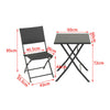 Three-Piece Rattan Garden Furniture 2 Seat Bistro Table Chair Outdoor Patio Set