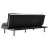 3 Seater Sofa Bed Recliner Fabric Sofabed Settee Couch With Solid Wooden Legs