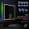 Super Bright LED RGB Bathroom Vanity Mirror Dynamic Color Lights Smart Memory