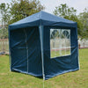 2x2m Outdoor Folding Tent Picnic Gazebo Two Doors & Two Windows Right-Angle UK