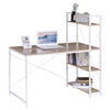 Computer Desk w/ 3 Storage Shelves Office Workstation Study Writing Laptop Table