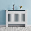 Radiator Cover White MDF Wood Grill Shelf Cabinet Home Traditional 109*82*19 cm