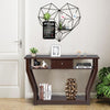 Console Table Modern Entryway Accent Table Wood Narrow Hall Desk Sofa Side Table