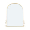 Large Arch Vintage Mirror Wall Mounted Table Top Metal Frame Bathroom Bedroom UK