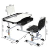 Adjustable Height Tiltable Study Desk Table Chair Set For Kids Children w/Drawer