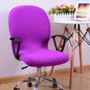 Swivel Computer Chair Cover Stretch Home Office Chair Protector Seat Cover Decor