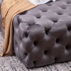 100*100cm Deep Button Velvet Pouffe Ottoman Footstool Chesterfield Coffee Table