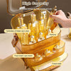 Luxury Makeup Organizer Drawer Bathroom Cosmetic Storage Box Lipstick Container