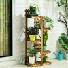 Small Medium Large Multi Tier Tiered Plant Stand Carbonized Shelf Holder Flower