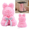 Lovely Bunny LED Rose Teddy Toy Rabbit Flower Animal Doll Kids Birthday Gift Box