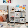 Kids Toy and Book Organizer Wooden Children Storage Display Cabinet Bookshelf