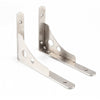 6-12''Triangle Heavy Duty Stainless Steel L-Shaped Wall Shelf Support Bracket UK
