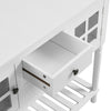 Console Table With Shelf Drawers Sofa Table Hallway Living Room Furniture White