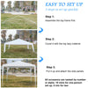 Outdoor Canopy 10x10 FT Party Wedding Tent Heavy Duty Gazebo Pavilion Tent White