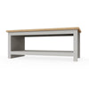 Modern Coffee Tea Side End Low Table Shelf Storage Grey Oak Living Room